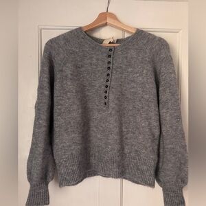 Sezane Léon Jumper Gris Moyen - Size S
